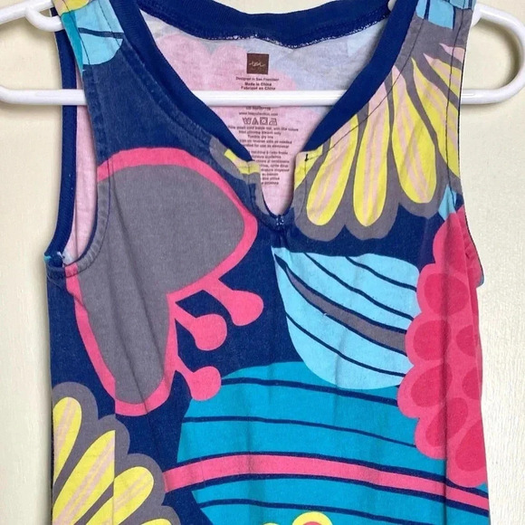TEA COLLECTION GUC GIRLS DRESS TANK SUMMER CASUAL SPRING BEACH DRESSES SIZE 6 - Picture 4 of 6